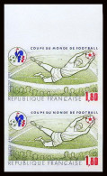 France N°2209 Coupe Du Monde 1982 De Football (soccer) Espana 82 Paire Non Dentelé ** MNH (Imperf) - 1982 – Espagne
