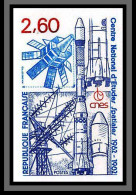 France N°2213 Anniversaire Du CNES Fusée Ariane Espace (space) 1982 Non Dentelé ** MNH (Imperf)  - 1981-1990
