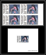 France N°2205 Femme Lisant De Picasso Tableau (Painting) Epreuve Proof Bloc 4 Non Dentelé ** MNH (Imperf) 1982 - Picasso