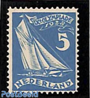 Netherlands 1928 5c, Sailing, Stamp Out Of Set, Mint NH, Sport - Transport - Olympic Games - Sailing - Ships And Boats - Unused Stamps