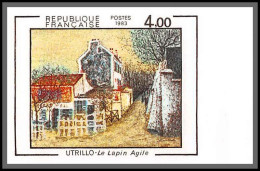 France N°2297 Le Lapin Agile D'Utrillo Tableau (Painting) Non Dentelé ** MNH (Imperf)  - 1981-1990