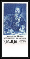 France N°2304 Journée Du Timbre 1984 Diderot Tableau (Painting) Van Loo Non Dentelé ** MNH (Imperf) Cote 60 Euros - 1981-1990
