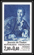 France N°2304 Journée Du Timbre 1984 Diderot Tableau (Painting) Van Loo Non Dentelé ** MNH (Imperf) Cote 60 Euros - 1981-1990