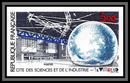 France N°2409 La Villette Cité Des Sciences De L'Industrie Paris Espace Space Non Dentelé ** MNH Imperf  - 1981-1990