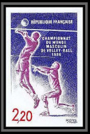 France N°2420 Championnat Du Monde De Volley Ball 1986 Non Dentelé ** MNH (Imperf) - 1981-1990