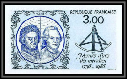 France N°2428 Maupertuis Mathématicien Physicien Astronome Physic Non Dentelé ** MNH (Imperf) - 1981-1990