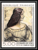 France N°2446 Tableau Painting Isabelle D'Este Léonard De Vinci Da Vinci Non Dentelé MNH Imperf  - 1981-1990