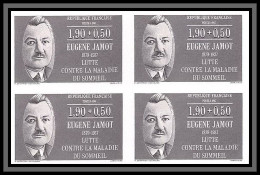 France N°2455 Personnages Célèbres 1987 Eugène Jamot Médecin Non Dentelé ** MNH (Imperf) Bloc 4 - 1981-1990