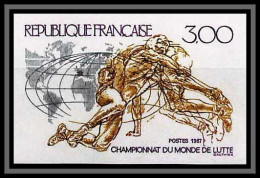 France N°2482 Championnats Du Monde De Lutte (wrestling) Clermond-Ferrand 1987 Non Dentelé ** MNH (Imperf) - Unclassified