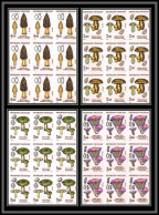 France N°2488/2491 Champignons De France Mushrooms Funghi 1987 Non Dentelé ** MNH (Imperf) Bloc 9 Cote Maury 1215 Euros - Champignons