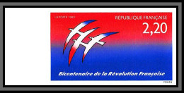 France N°2560 Bicentenaire De La Révolution Folon 1989 Non Dentelé ** MNH (Imperf)  - 1981-1990