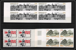 France N°2586/2588 Fontainebleau Vaux-le-Vicomte Malestroit Bloc De 4 Non Dentelé ** MNH (Imperf) Cote 200 - 1981-1990