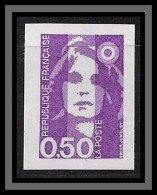 France N°2619 50c Mariane Du Bicentenaire 1990 Non Dentelé ** MNH (Imperf) - 1981-1990