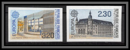 France N°2642/2643 Europa 1990 Non Dentelé ** MNH Imperf Cote 80 - 1981-1990