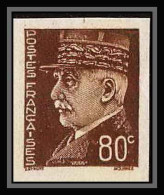 France N°512 Marechal Petain Non Dentelé ** MNH (Imperf)  - 1941-1950