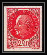 France N°519 Marechal Petain Non Dentelé ** MNH (Imperf)  - 1941-1950