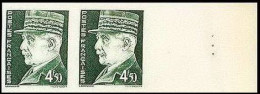 France N°523 Pétain Paire Non Dentelé ** MNH (Imperf) - 1941-1950