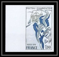 France N°1851 Région Poitou-Charentes 1975 Non Dentelé ** MNH (Imperf) - 1971-1980