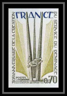France N°1854 Service De Déminage Guerre 1939/45 War Non Dentelé ** MNH (Imperf) - 1971-1980