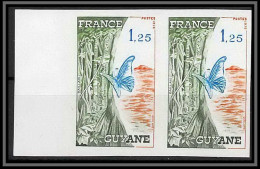France N°1865 A Région Guyanne Paire Non Dentelé ** MNH (Imperf) Cote 100 Euros - 1971-1980