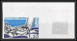 France N°1889 Jeux Olympiques Olympic Games 1976 Montréal 76 COIN DE FEUILLE Non Dentelé ** MNH (Imperf) - 1971-1980