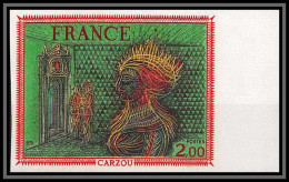 France N°1900 Tableau (Painting) Ramsès AbouSimbel Egypt Carzou Non Dentelé ** MNH (Imperf) - 1971-1980