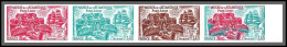 France N°1913 Port Louis Morbihan Musée De La Marine Duchesse Anne Bande 4 Essai Proof Non Dentelé Imperf ** MNH (6) - Color Proofs 1945-…