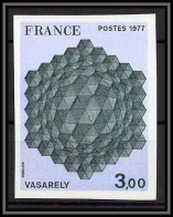 France N°1924 Tableau (Painting) Hommage à L'hexagone Vasarely Non Dentelé ** MNH (Imperf) - 1971-1980