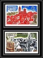 France N°1928/1929 Europa 1977 Village Provencal Et Breton Non Dentelé ** MNH (Imperf)  - 1977