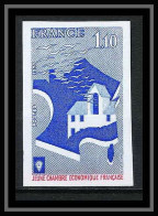 France N°1942 Jeune Chambre économique Française (carte De France Map) Non Dentelé ** MNH (Imperf) - 1971-1980