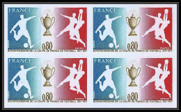 France N°1940 Coupe De France De FOOTBALL (soccer) 1977 Non Dentelé ** MNH (Imperf) Bloc 4  - Autres & Non Classés