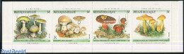 Belgium 1991 Mushrooms 4v In Booklet, Mint NH, Nature - Mushrooms - Stamp Booklets - Unused Stamps