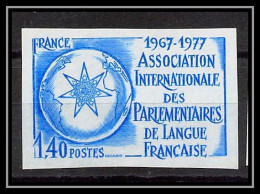 France N°1945 Association Des Parlementaires Français 1977 Essai Trial Proof Non Dentelé ** Imperf - Farbtests 1945-…