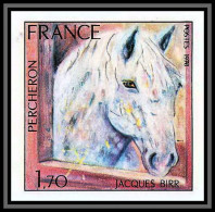 France N°1982 Jacques Birr Percheron Cheval (horse) Tableau Painting Non Dentelé ** MNH (mperf) - 1971-1980