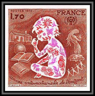 France N°2028 Année Internationale De L'Enfant Child 1979 Non Dentelé ** MNH (Imperf) Cote 80 - 1971-1980