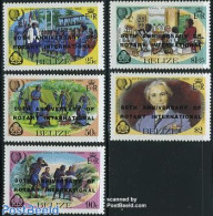 Belize/British Honduras 1985 Rotary Club 5v, Mint NH, Science - Sport - Various - Chemistry & Chemists - Scouting - In.. - Chemie