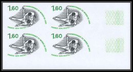 France N°2069 Championnats Du Monde De Judo 1979 Non Dentelé ** MNH (Imperf) Bloc 4 Cote 320 Euros  - 1971-1980