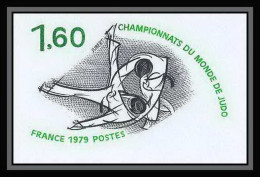 France N°2069 Championnats Du Monde De Judo 1979 Non Dentelé ** MNH (Imperf)  - 1971-1980