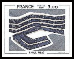 France N°2075 Tableau (Painting) Raoul Ubac Non Dentelé ** MNH (Imperf) - Modern