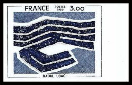 France N°2075 Tableau (Painting) Raoul Ubac Non Dentelé ** MNH (Imperf) Bord De Feuille - 1971-1980