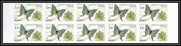 France N°2089 Graellsia Papillons Butterflies Butterfly 1980 Non Dentelé ** MNH (Imperf) Bloc 10 Cote 600 - Schmetterlinge