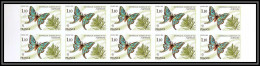 France N°2089 Graellsia Papillons Butterflies Butterfly 1980 Non Dentelé ** MNH (Imperf) Bloc 10 Cote 600 - 1971-1980