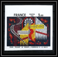 France N°2107 Tableau (Painting) Tapisserie Picard Le Doux Pour Bach Music Musique Non Dentelé ** MNH (Imperf) - 1971-1980