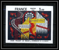 France N°2107 Tableau (Painting) Tapisserie Picard Le Doux Pour Bach Music Musique Non Dentelé ** MNH (Imperf) - 1971-1980