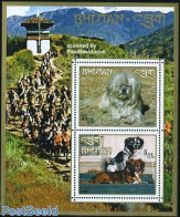 Bhutan 1972 Dogs S/s, Mint NH, Nature - Dogs - Bhoutan