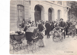 PHOTO PREFECTURE  DE  POLICE ,,, ,,, GUERRE  1914,,,  L'EXODE   BELGE ,,,   TBE - Krieg, Militär