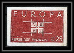 France N°1396 Europa 1963 Non Dentelé ** MNH (Imperf) - 1961-1970