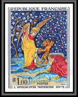 France N°1458 L'apocalypse Tapisserie Angers Tableau Painting Non Dentelé ** MNH Imperf Cote 90 Euros Tapestry - 1961-1970