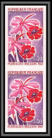 France N°1528 Floralies D'Orléan Orchidées Fleurs Flowers Non Dentelé ** MNH (Imperf) Cote Maury 80 Euros Paire - 1961-1970