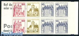Germany, Berlin 1977 Castles Booklet (Ruf Doch Mal An), Mint NH, Stamp Booklets - Art - Castles & Fortifications - Ungebraucht